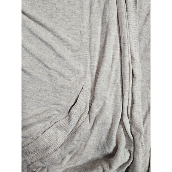 Torrid 5 Super Soft Hooded Cardigan Open Front Size 5X Heather Oatmeal Cream - Picture 6 of 8